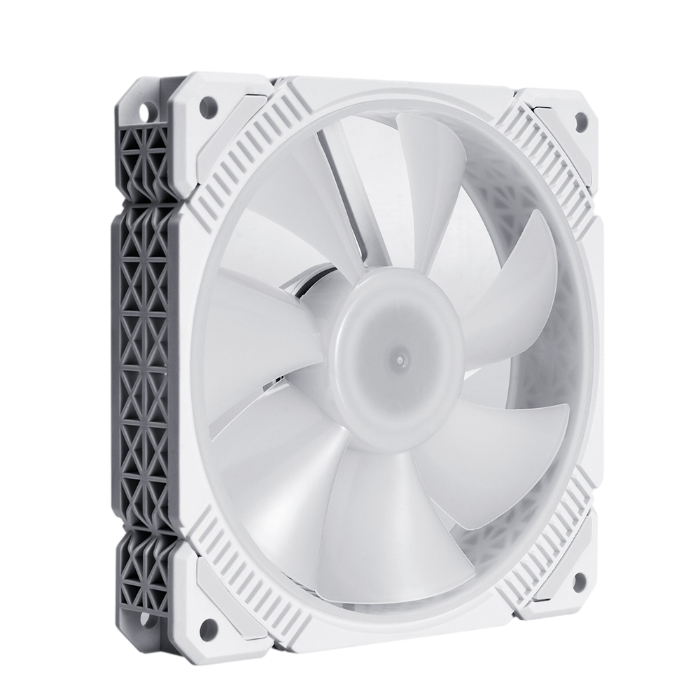 TrueNort Pc Case Fan 120mm RGB 6Pin 12V 3W White, Single Fan | LJ-120 TrueNort Pc Case Fan 120mm RGB 6Pin 12V 3W White, Single Fan | LJ-120